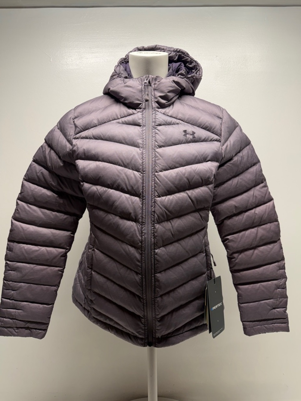 Under Armour Storm ISO 700 Down Jacket Puffer Coat Full Zip Hooded New Medium
